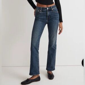 Madewell Petite Kick Out Crop Jeans Mid Rise 27P